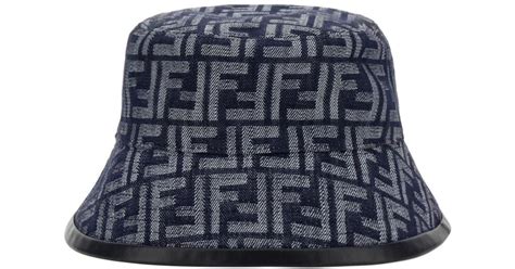 fendi denim bucket hat